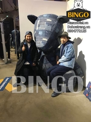 Gấu Bông Khổng Lồ Denim Bear