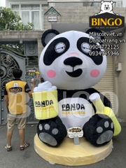 Gấu Panda Beer trưng bày khổng lồ 3m