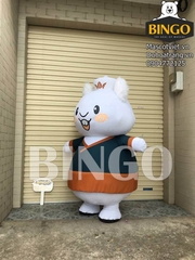 mặt nghiêng linh vật trà sữa yucha