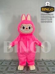 Mascot Labubu hồng