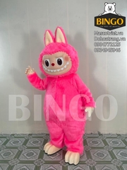 Mascot Labubu hồng