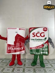 Mascot bao xi măng SCG