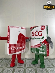 Mascot bao xi măng SCG