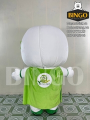 Mascot hơi bé lá xanh VN