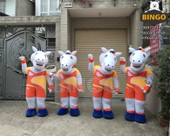 Mascot Bơm Hơi Con Ngựa