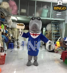 Mascot cá Mập 01 mặt trước