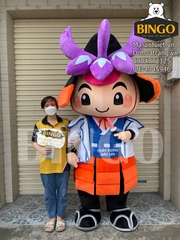 Mascot cậu bé Samurai