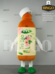 Mascot Chai Trà Đào TVT 