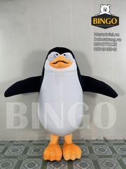 Mascot Chim Cánh Cụt Troll Xe