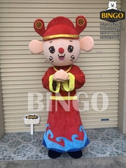 Mascot chuột thần tài