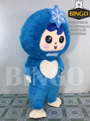 Mascot Close Up Bông Tuyết 