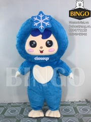 Mascot Close Up Bông Tuyết 