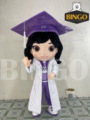Mascot cô gái bác sĩ