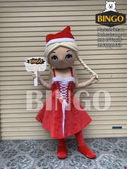 Mascot cô gái Noel