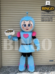 Mascot cô gái Robot