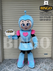 Mascot cô gái Robot