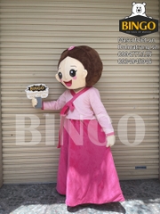 Mascot cô gái Seoul Spa