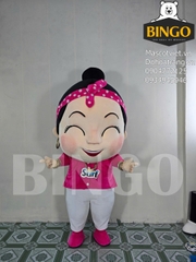 Mascot Cô Gái Surf