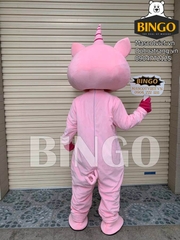 đằng sau mascot con heo