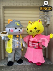 Mascot con mèo Nhật Bản-Thiên đường bảo sơn