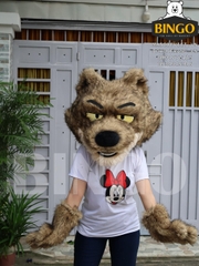 Đầu Mascot Sói Bad Guys