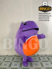 Mascot ếch tím Ofi