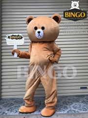 Mascot Gấu Brown 01