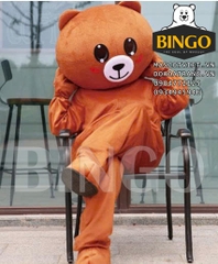 Mascot gấu brown trung quốc