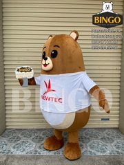 Mascot gấu Newtec