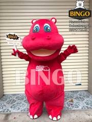 Mascot Hà Mã Clever Hippo