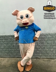 Mascot Heo Hồng