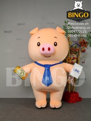 Mascot Hơi Heo Tâm Phát