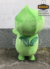 Mascot Hoạt Hình Lá Xanh