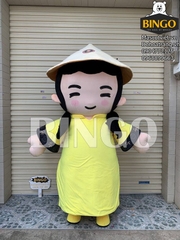 Mascot hơi bé gái mỳ cay Sasin