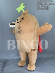 Mascot hơi củ sâm Solife