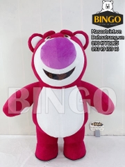 Đặt Thuê Mascot Hơi Gấu Dâu