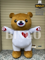 Mascot hơi gấu Peekaboo