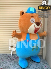 Mascot hơi Gấu Pô