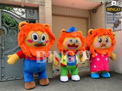 Mascot hơi gia đình sư tử AEON MALL