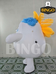 Mascot Hơi Hải Cẩu Hoa Lam Thảo