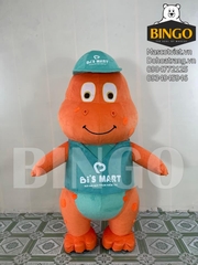 Mascot Hơi khủng long cam B’Mart
