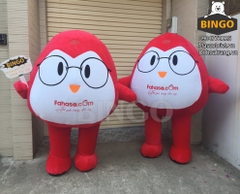 Mascot Hơi Linh Vật Fahasa