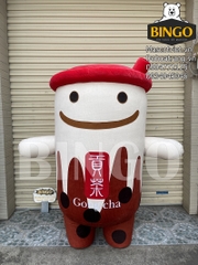 Mascot hơi ly trà sữa Gongcha