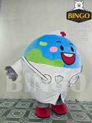 Mascot hơi trái đất