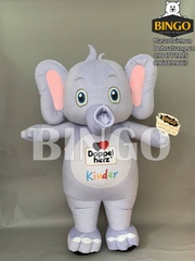 Mascot hơi voi Kinder