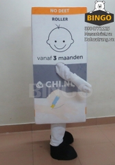 Mascot Hộp Sữa Đường Đá