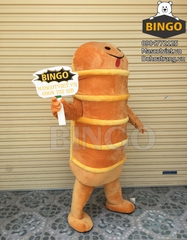 Mascot Mô Hình Bánh Sâu Dừa