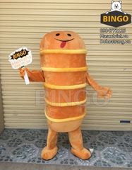 Mascot Mô Hình Bánh Sâu Dừa