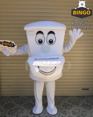 Mascot Mô Hình Bồn Cầu