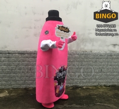 Mascot Mô Hình Chai Downy Bingo Costumes